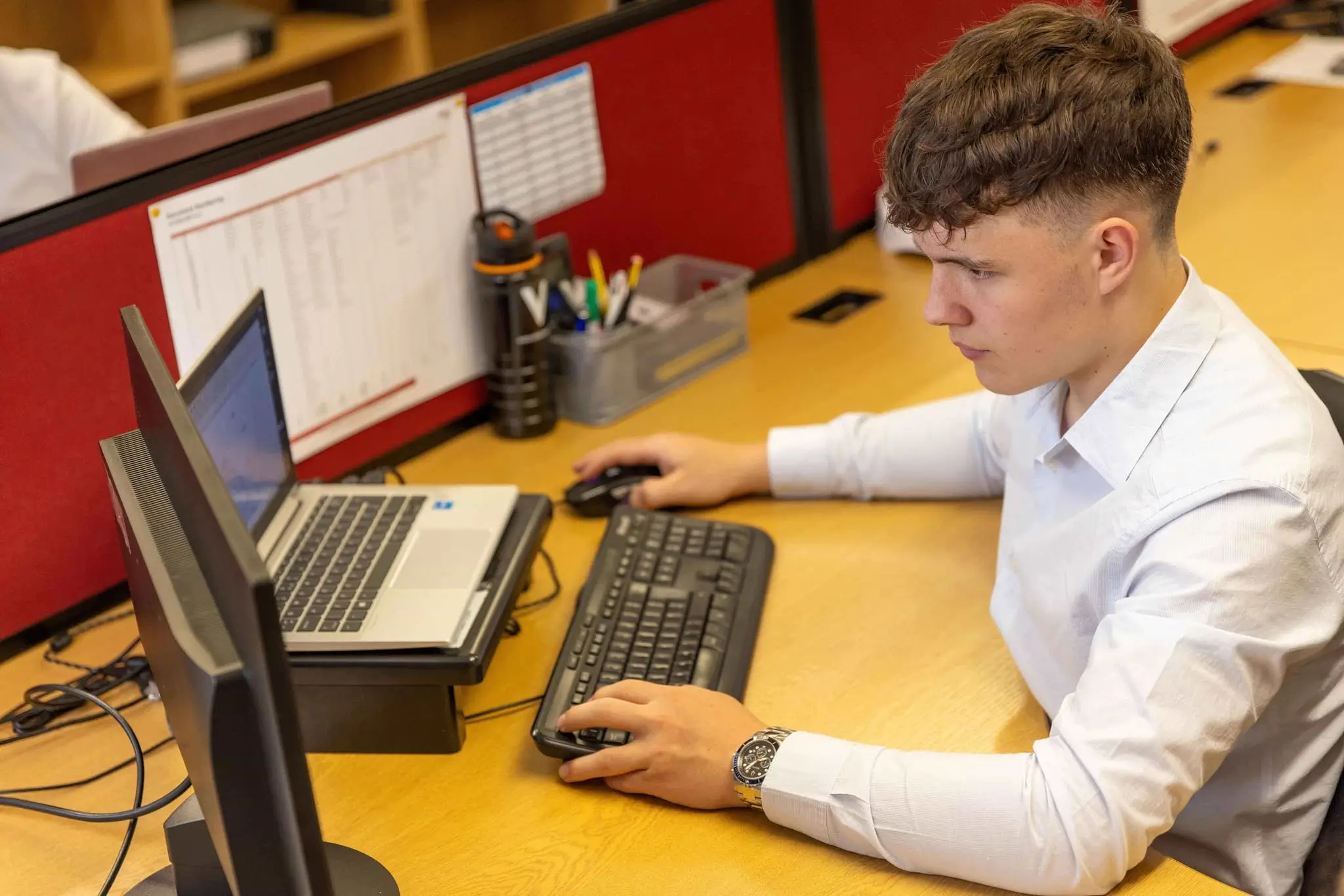 Municipal government team managing digital citizen services in a modern workspace
